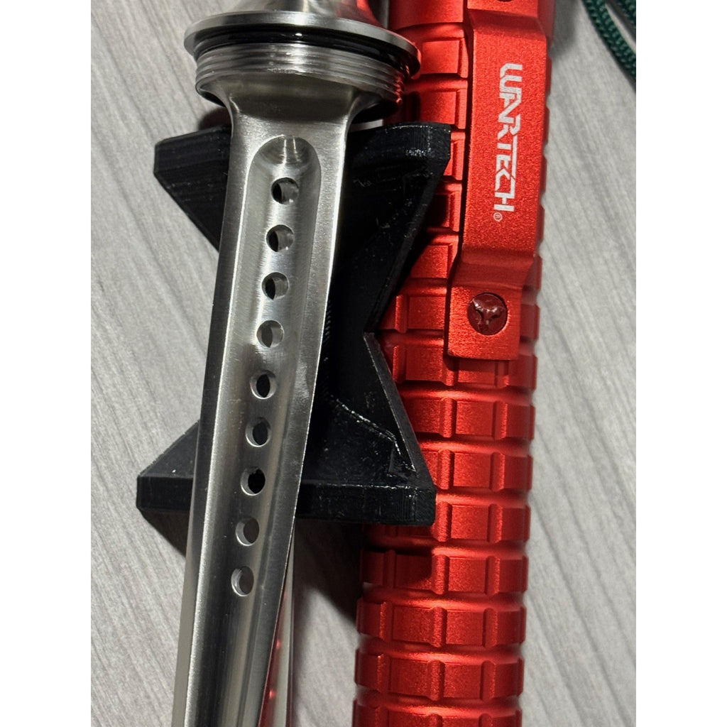 Wartech ~ 14 in. Milled Aluminum ~ Red Cyclone Dagger ~ HWT24RD