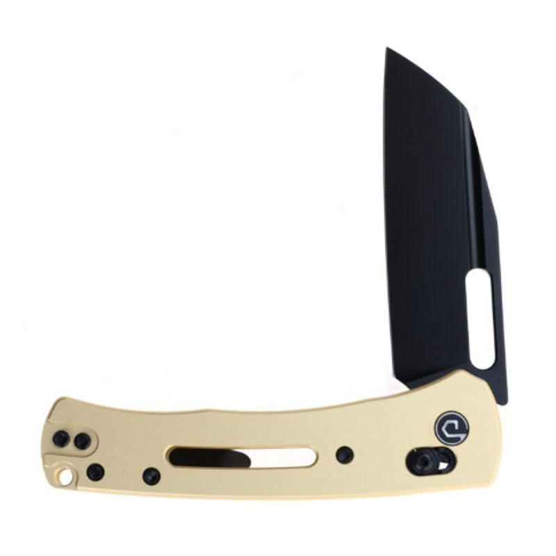 DEFCON 7.5″ Pivot Lock Aluminum Folding Knife- LIGHT GOLD