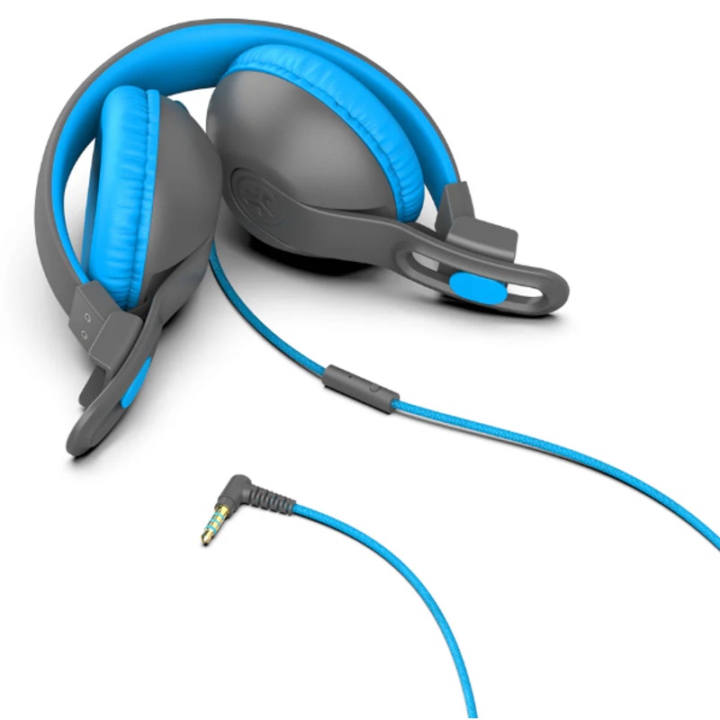 JLab's JBuddies ~ Studio 2 ~ Wired KIDS Headphones ~ Gray/Blue