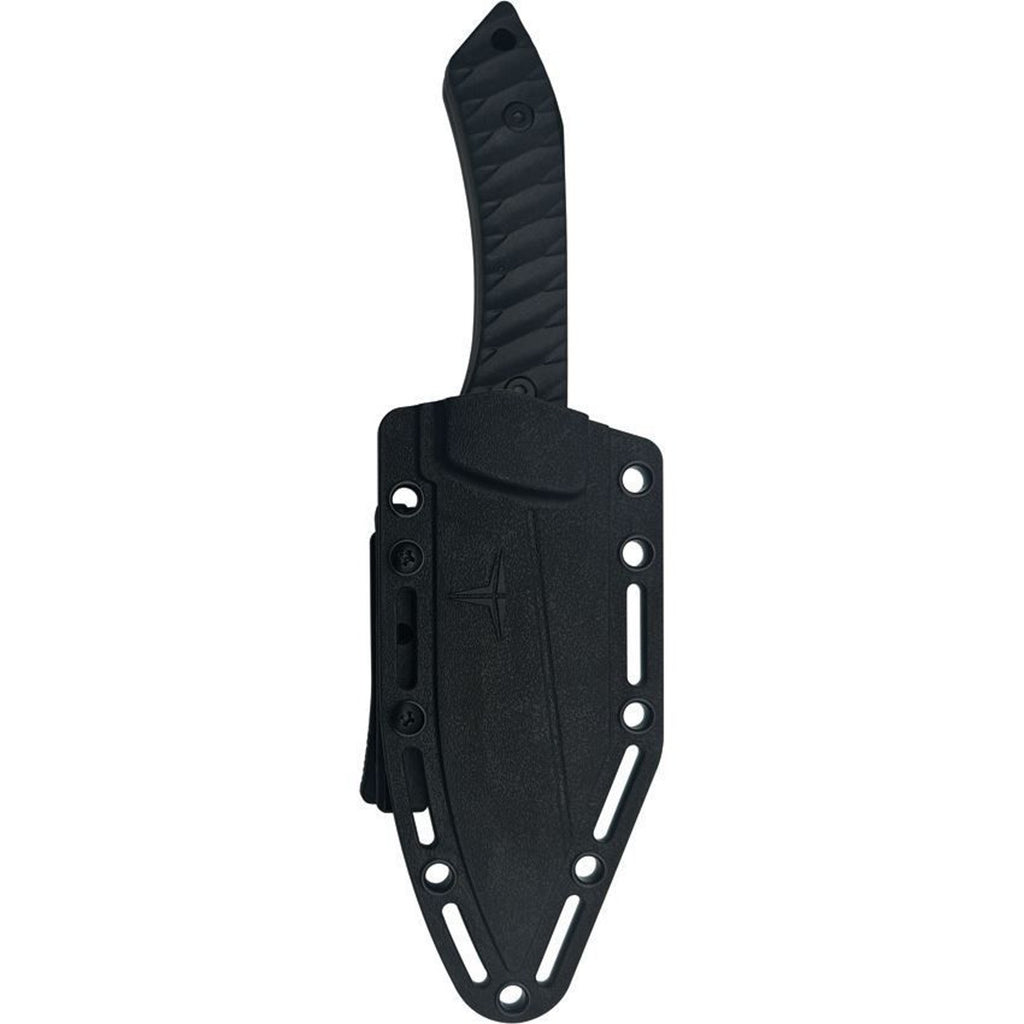 Takumitak ~ ASYM 3cr13 Fixed Blade Knife ~ Kydex Sheath~Belt Clip ~ extra scales