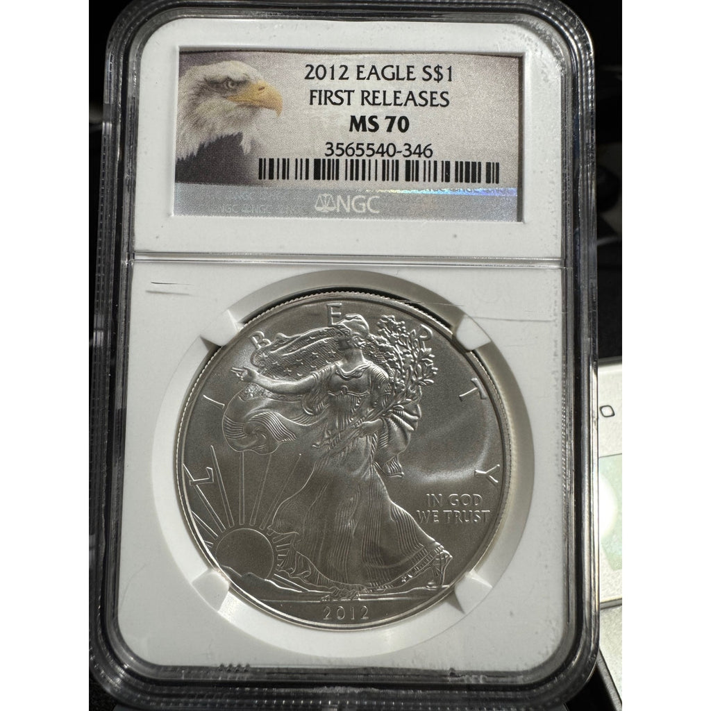 2012 Eagle Silver Dollar - First Release NGC MS70