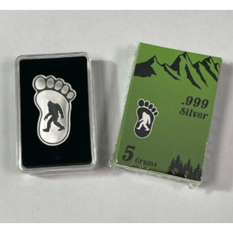 SEALED 5 Gram .999 fine silver Bigfoot - Pan Silver Company