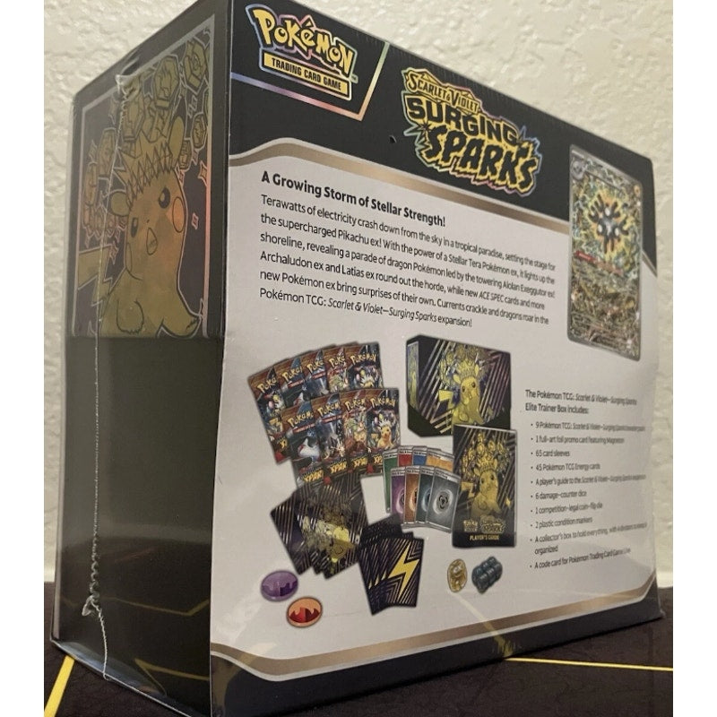Pokemon TCG Surging Sparks ETB Elite Trainer Box Brand NEW Factory Sealed