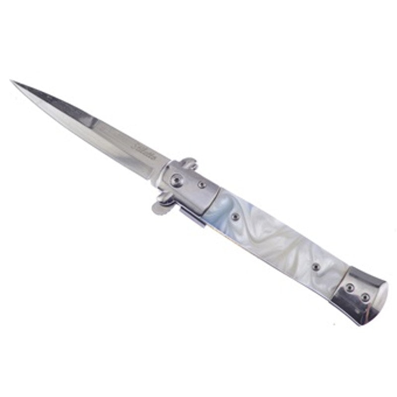 ElitEdge Milano Elite Stilleto White Marble Composite