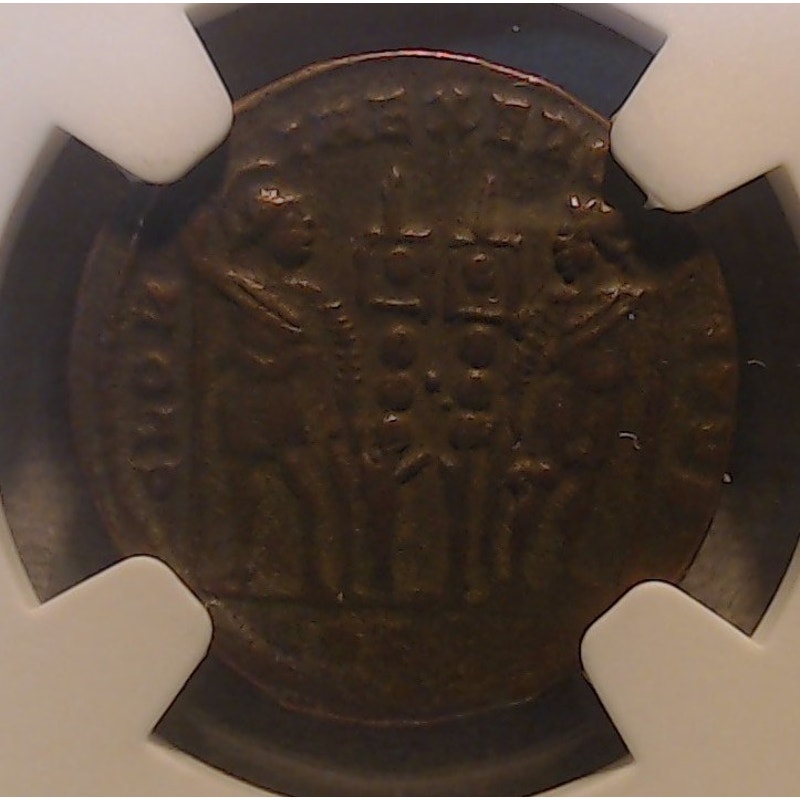 Constantine I, AD 307-337 ROMAN EMPIRE AE3/4 (BI Nummus) ~ NGC ~ AMAZING DETAILS