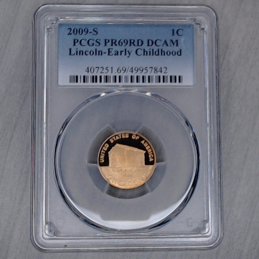 2009-S ~ 1c Lincoln-Early Childhood ~ PCGS PR69RD DCAM