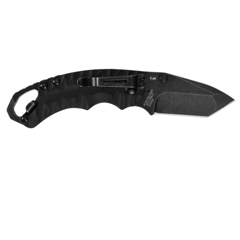Kershaw ~ Shuffle II - Tanto, Black, BlackWash