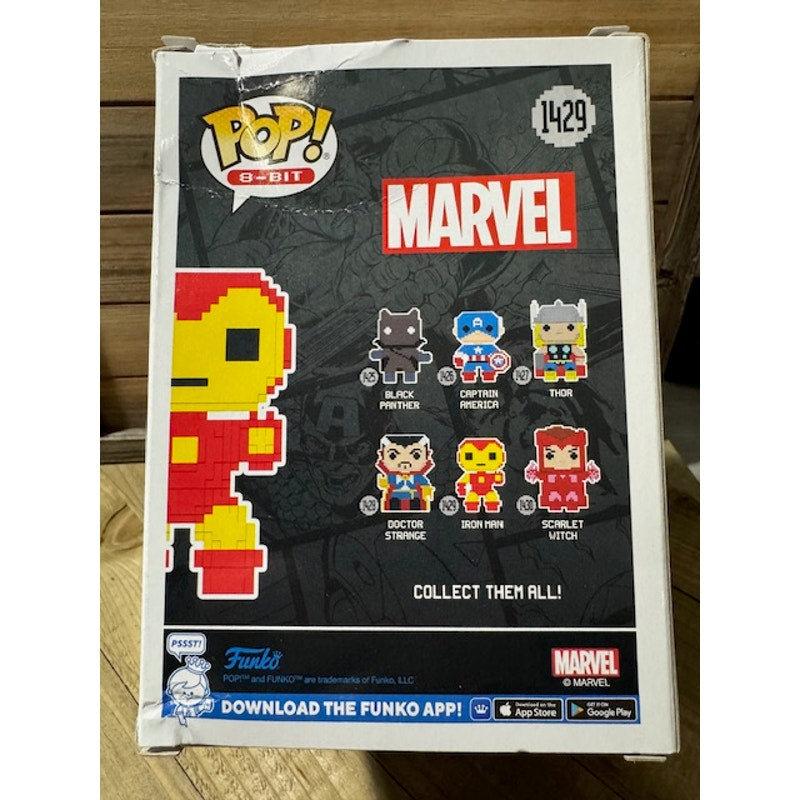 Funko PoP! ~ Marvel 1429 ~ Iron Man - damaged box