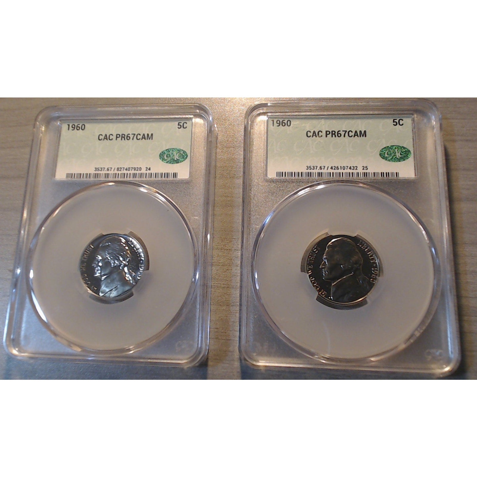 1960 Jefferson 5c ~ CAC PR67CAM