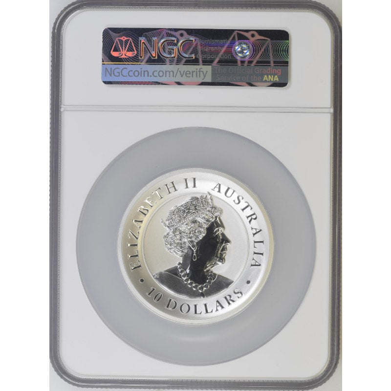 2022P 10oz Australia Wedge-Tailed Eagle High Relief - FDI S$10 NGC ER PF70