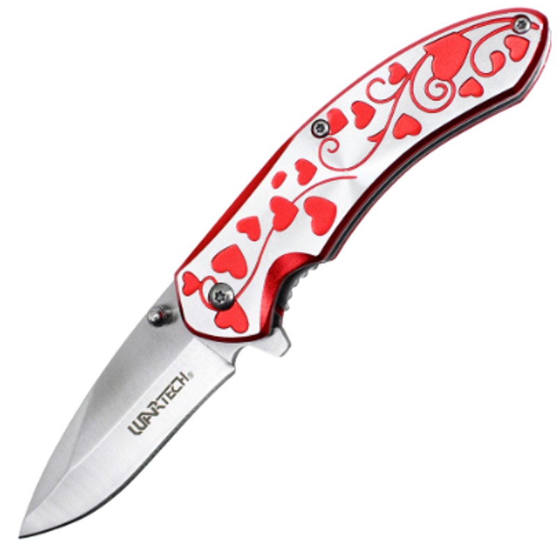 Wartech Hearts Spring Assisted Pocket Knife