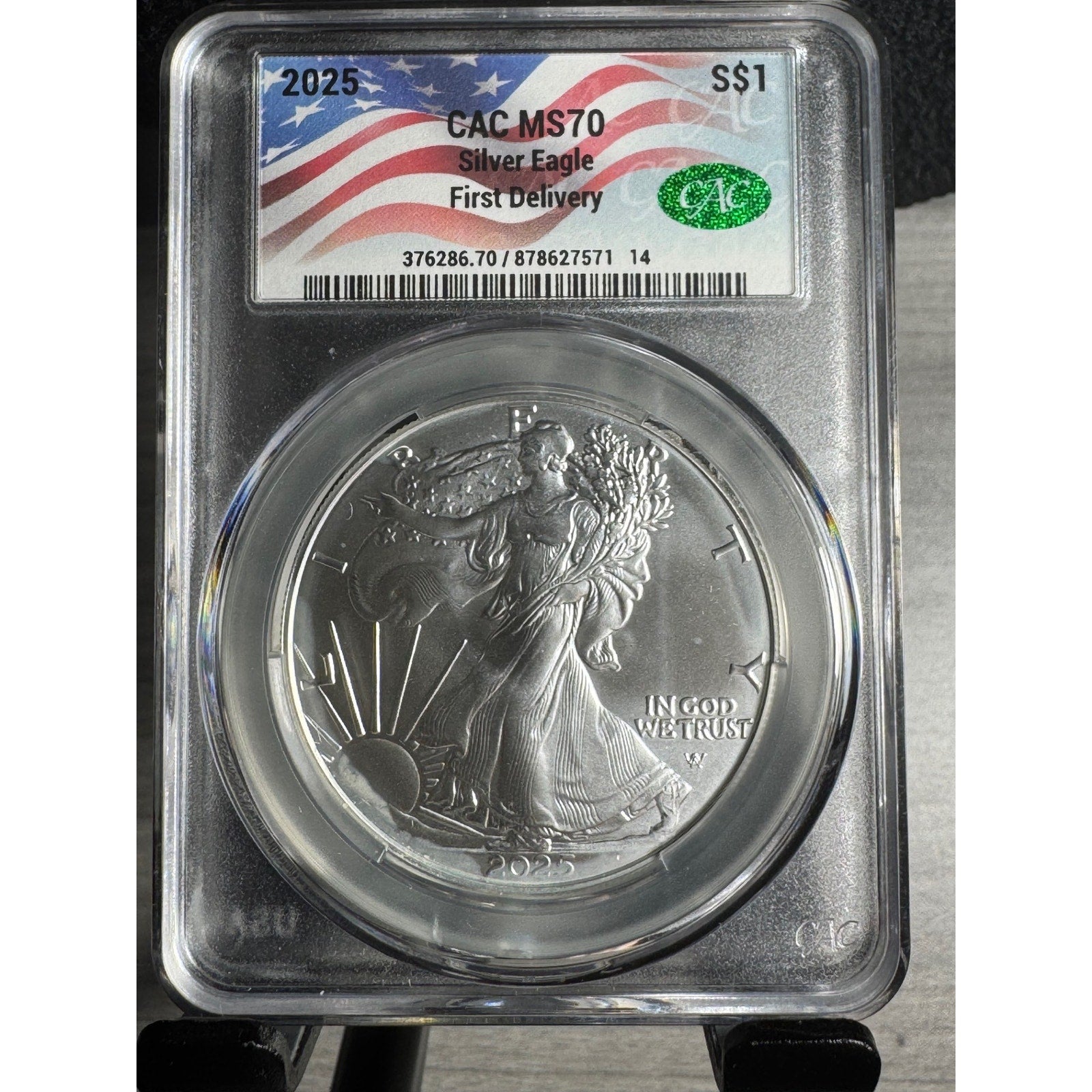 2025-W Silver Eagle ~ First Delivery ~ CAC MS70