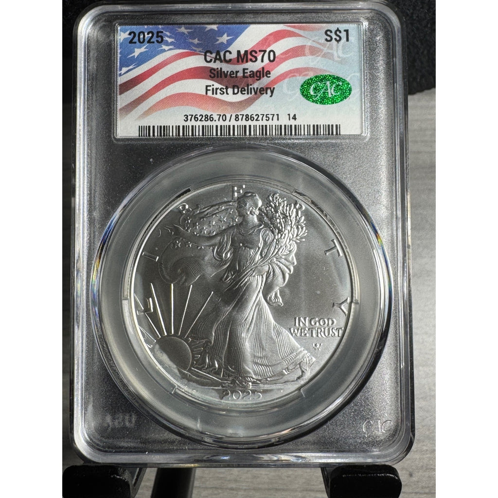 2025-W Silver Eagle ~ First Delivery ~ CAC MS70