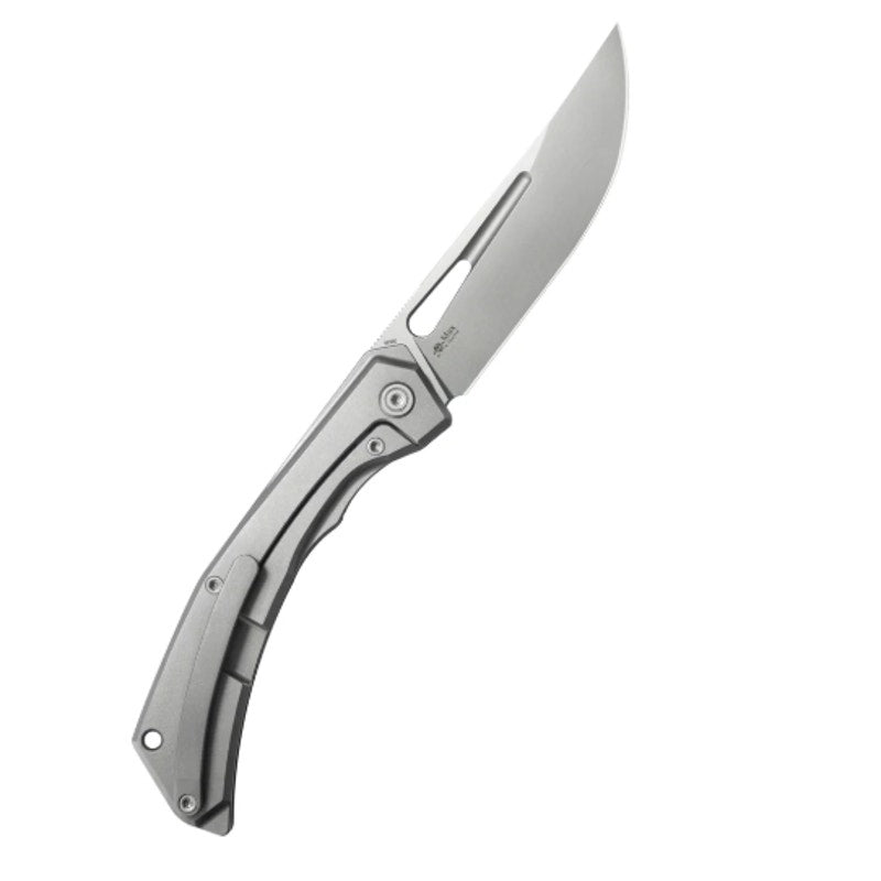 KB ~ Ishtar Frame Lock Folder ~ Gray Ti Handle ~ 3.54'' Sandblast M390 ~ KB170A