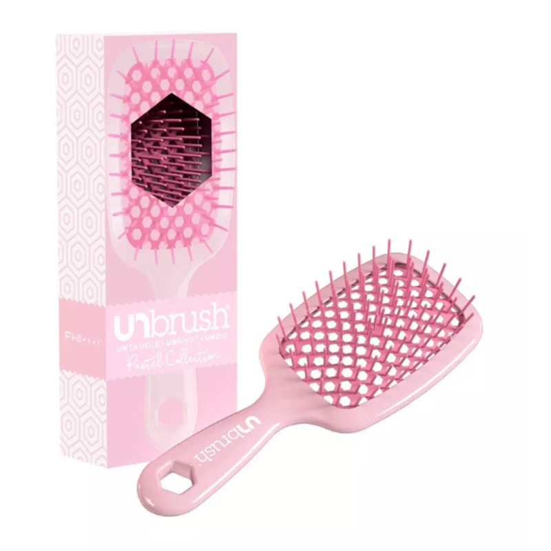 UNbrush ~ Detangler Hair Brush ~ Pastel Collection ~ Peony Light Pink