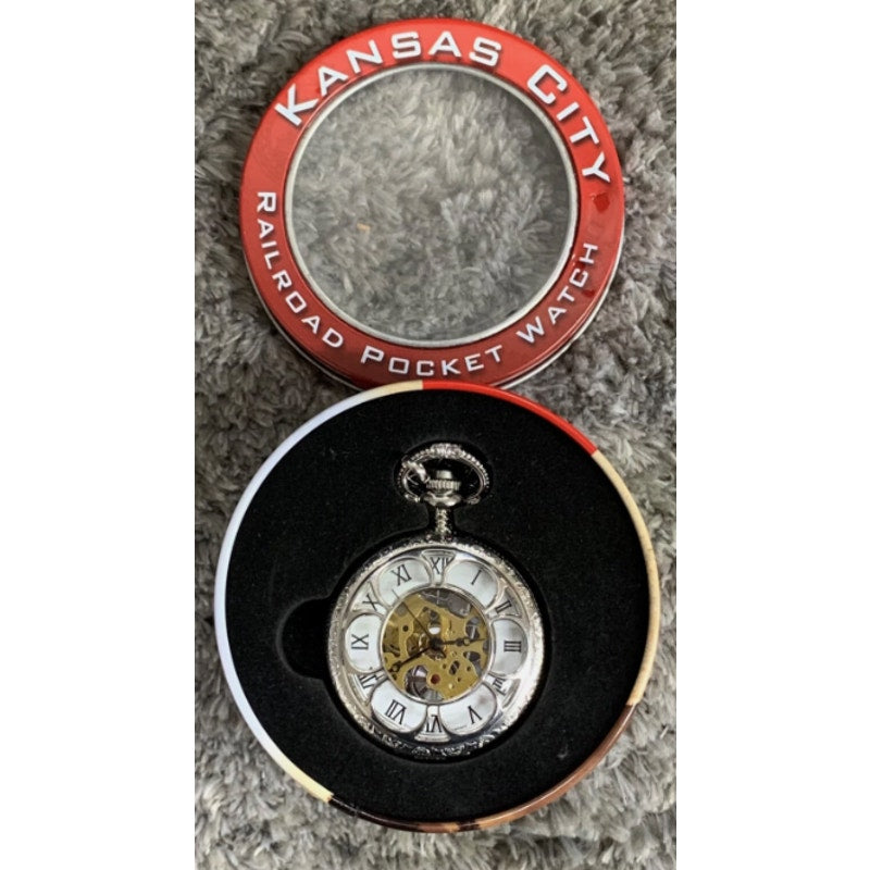 Kansas City Railroad Pocket Watch Limited Edition Tin Inspired By Jesse James