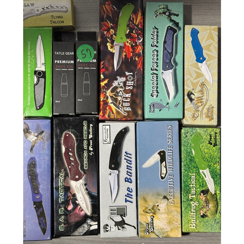 Random Assortment Folding Knives - NEW IN BOX - Reseller Bundle