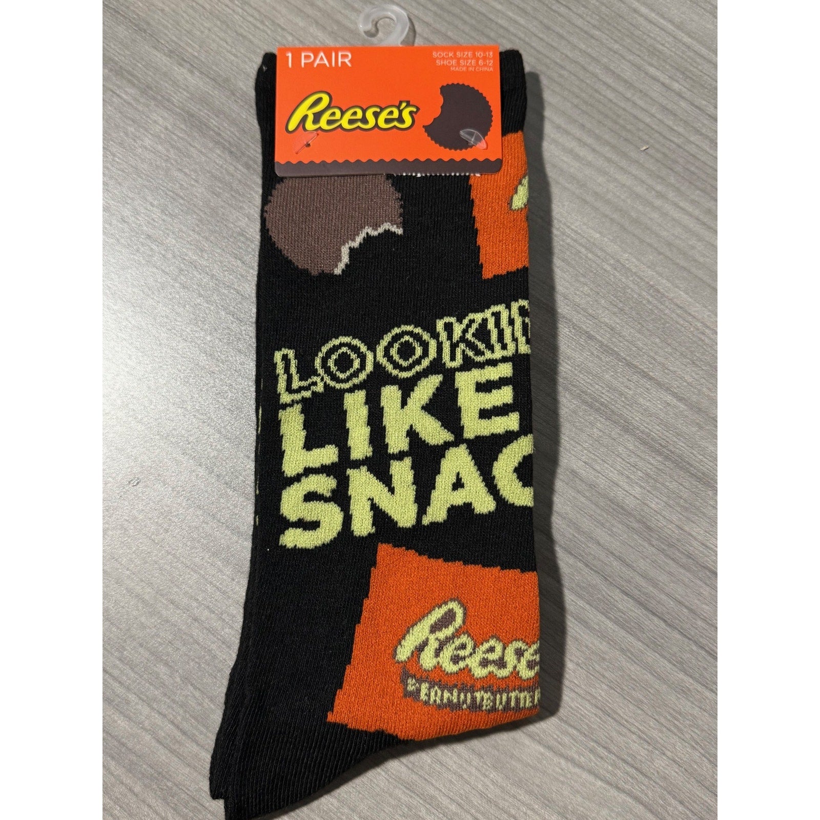 Novelty Socks ~ Reese's Cups ~ Men's Size 6-12