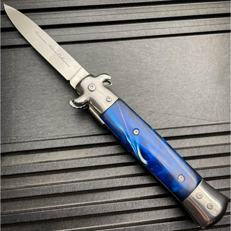 Falcon Knives 9" Milano Stiletto -Bonus FREE Flashlight