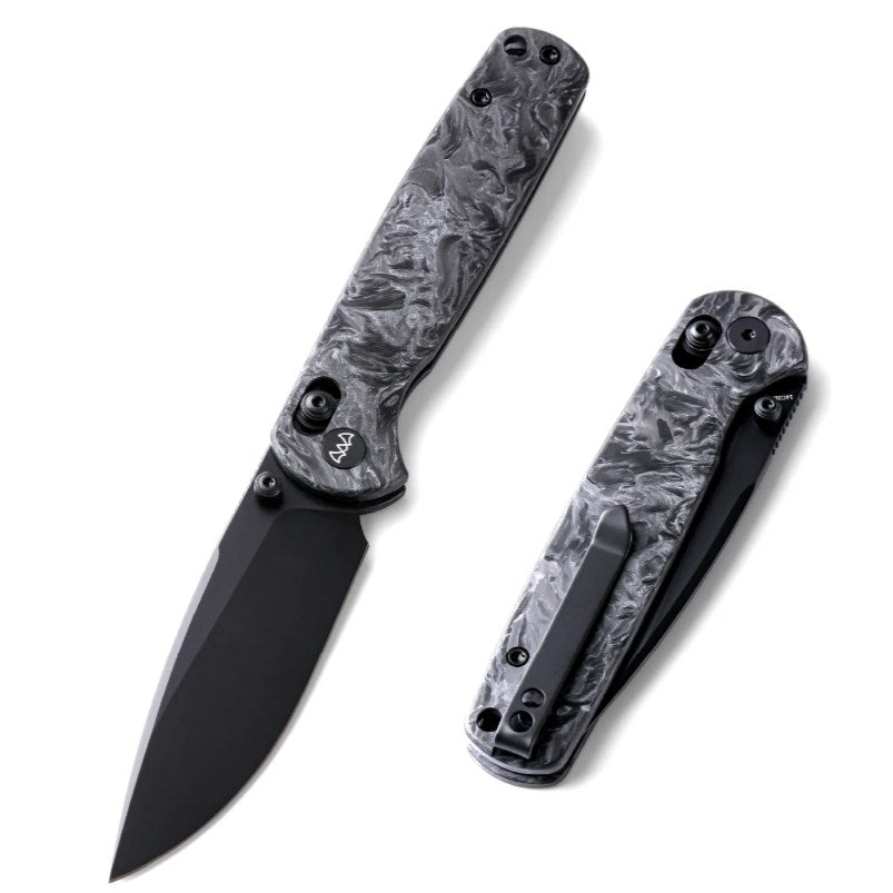 WIXCO ~ Drax ~ Grey Shredded Carbon Fiber/Black 14c28n ~ WX10BNV