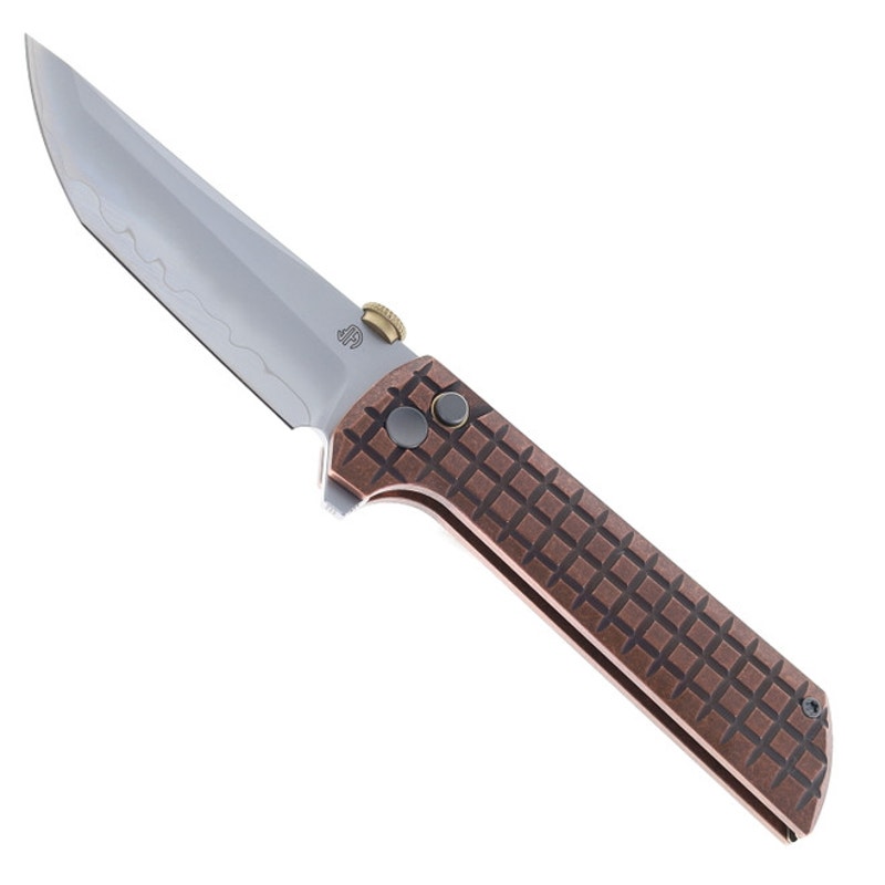 North Mountain Blade ~ Chop2 Folding Knife Copper Handle SLD-Magic ~ 2406-CU-G