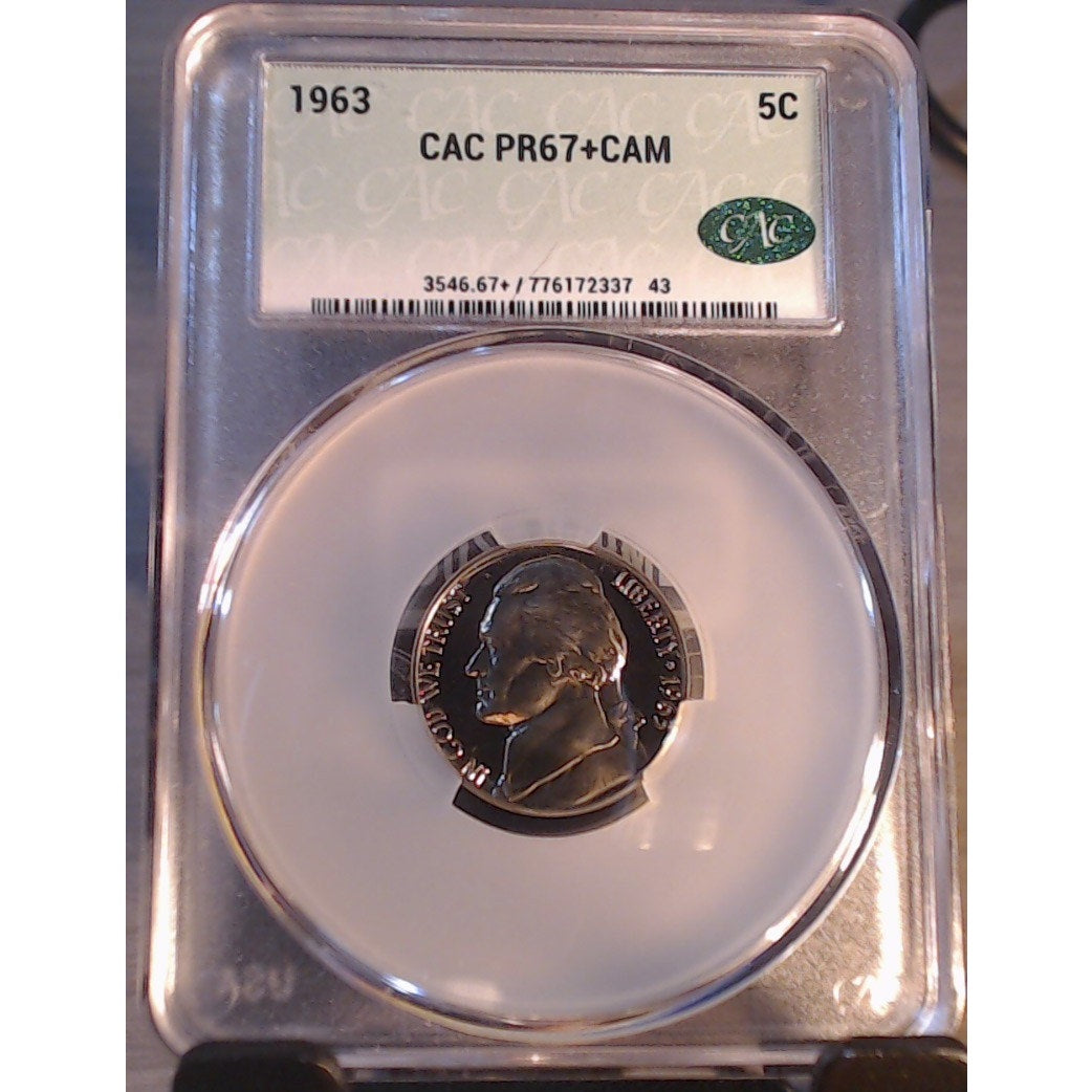 1963 Jefferson 5c ~ CAC PR67+ CAM
