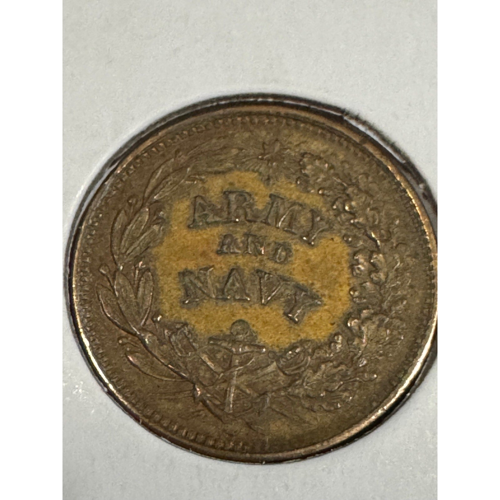 1863 CIVIL WAR TOKEN ~ F-206/320 a