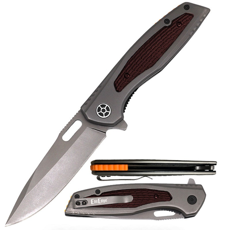 ElitEdge Premium ~ Ball Bearing ~ Grey Titanium ~ Coated Blade